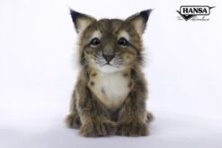 Mooie Grijze Lynx welp  19 cm kopen