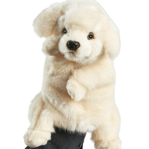 Mooie Witte Berghond van de Maremmen handpop  28 cm kopen