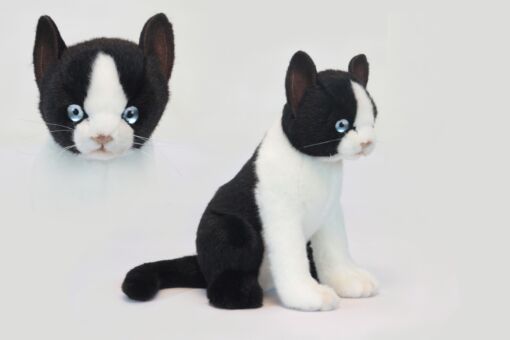 Mooie Felix de kat Zwart / Wit knuffel 24 cm kopen