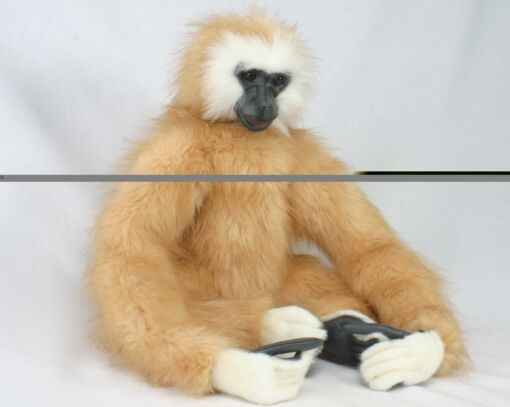 Mooie Witte Gibbon knuffel  60 cm kopen