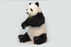 Mooie XL Witte Panda zittend decoratie  130 cm kopen