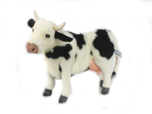 Mooie Koe Zwart / Wit staand knuffel 42 cm kopen