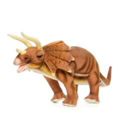 Mooie Roodbruine Triceratops knuffel 43 cm kopen