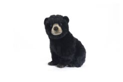 Mooie Zwarte beer welp 25 cm kopen