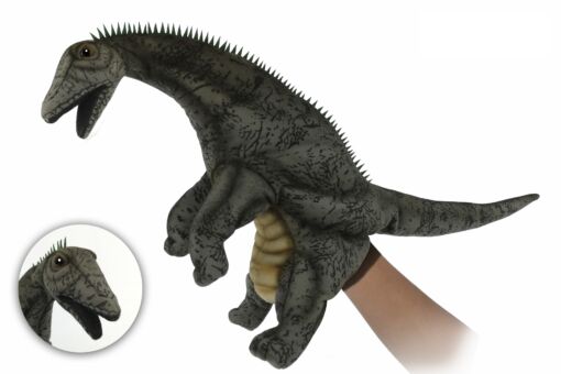 Mooie Grijze Diamantinasaurus Matildae handpop knuffel  43 cm kopen