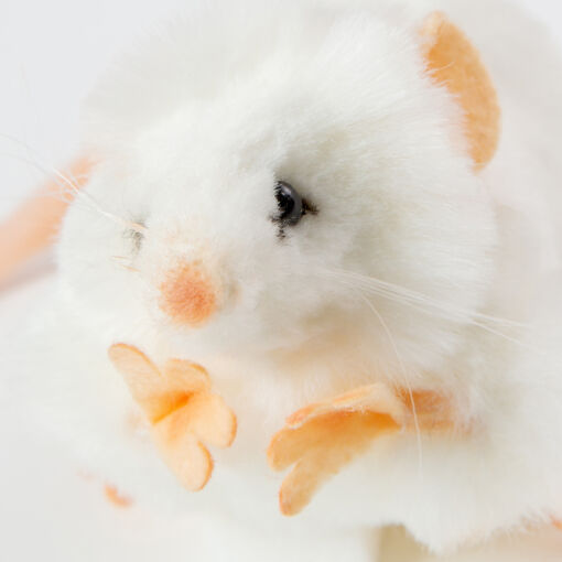 Mooie Witte rat wit knuffel  12 cm kopen