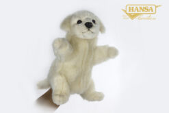 Mooie Witte Berghond van de Maremmen handpop  28 cm kopen