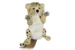 Mooie Beige Cheeta handpop  32 cm kopen