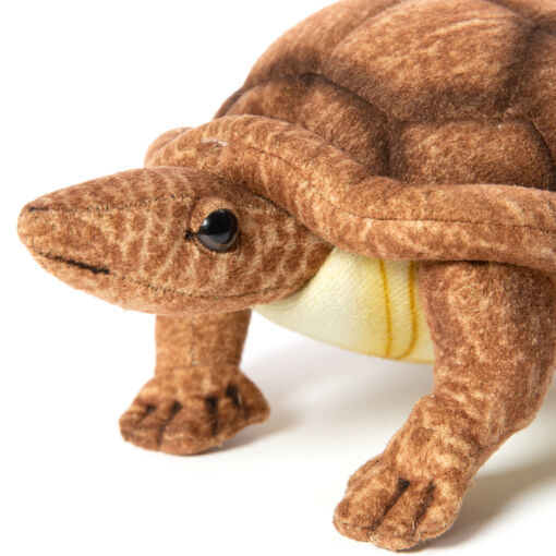 Mooie Roodbruine Schildpad met beweegbaar hoofd L knuffel  22 cm kopen