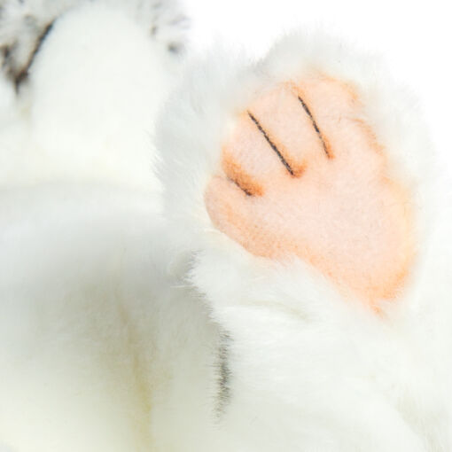Mooie Witte Sneeuwpanter zittend knuffel  35 cm kopen