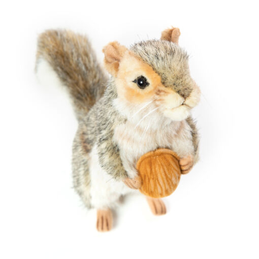 Mooie Witte Grijze eekhoorn knuffel  20 cm kopen