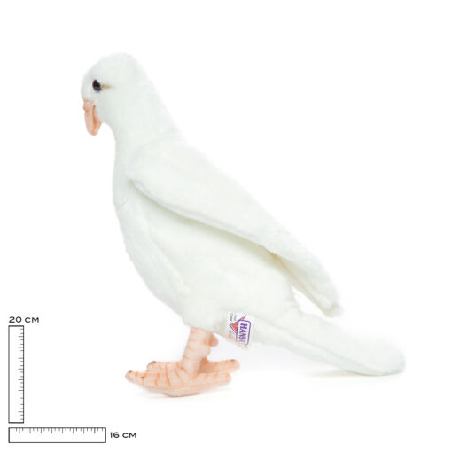 Mooie Witte Witte duif knuffel  20 cm kopen