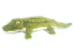 Natuurgetrouwe groene krokodil 58 cm