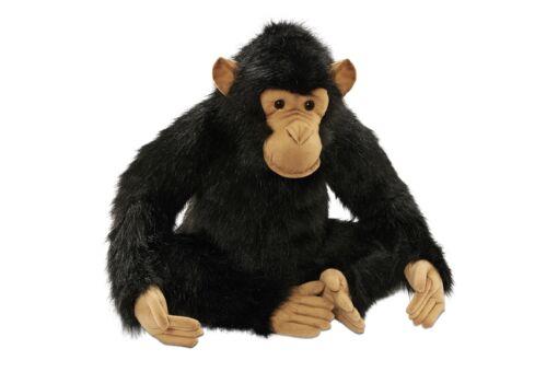 Mooie XL Bruine chimpansee Papa  decoratie  65 cm kopen