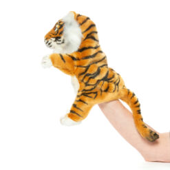 Pluchen tijger handpop 37 cm