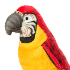Levensechte papegaai knuffel 37 cm