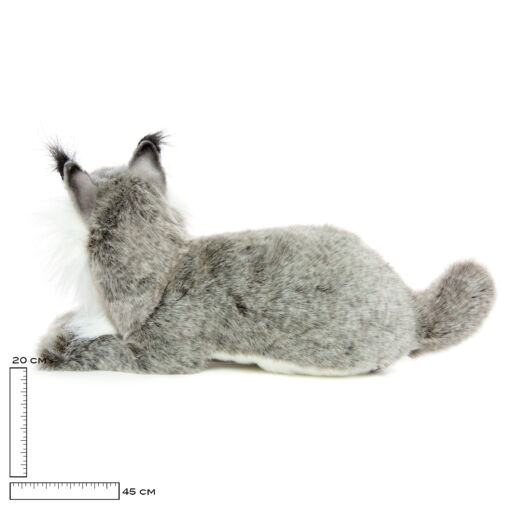 Mooie Grijze Lynx knuffel  40 cm kopen