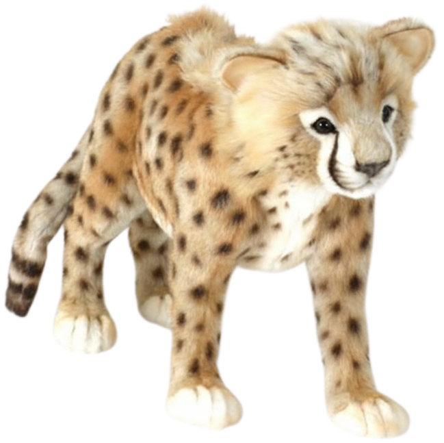 Animatronic Jachtluipaard Welp Staand Mooie Animatronic Jachtluipaard Welp Staand kopen